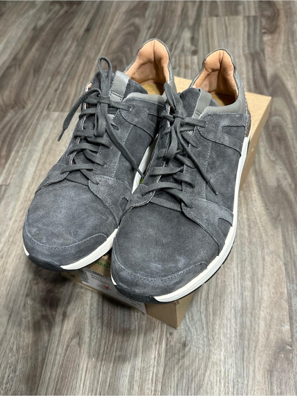 NAOT Magnify Men’s Sneakers EU 45 US 12–12.5 Oily Midnite gray Suede.